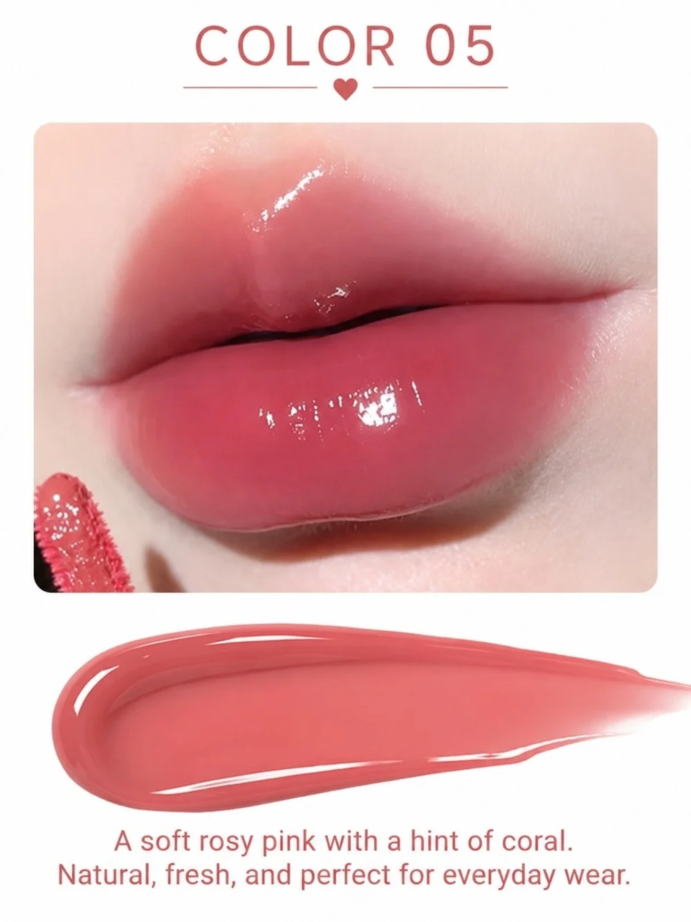 Coral Pink Hydrating Lip Balm